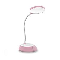 Лампа настільна LED 7W 3000-6500К з акумулятором USB рожевий TLTF-022P Titanum, фото 3