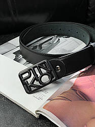 Жіночий ремінь Пінко чорний пояс Pinko Text Leather Belt Black/Black