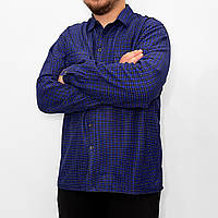 Рубашка мужская зимняя на меху Рубаха теплая на пуговицах Ao longcom Электрик XL