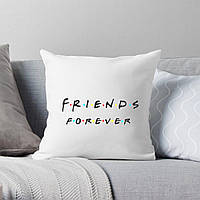 Подушка декоративная Друзья Friends Forever. Отличный подарок.