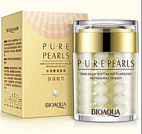 Инновационный увлажняющий крем для лица BIOAQUA Pure Pearls Cream, 60г.