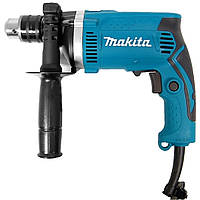 Ручная электрическая ударная дрель 710W Makita (Румыния), Дрель ударная обычная, Дрель для дерева, IOL