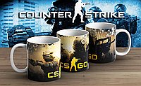 Чашка CS Go. Товары Counter-Strike каунтер страйк Белый