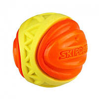 Игрушка-мяч для собак BronzeDog Skipdawg X-Foam ball, свистящий, 7 см