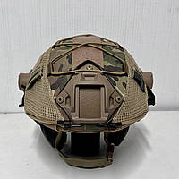 Чехол на шлем каску, кавер койот шлем типа fast тактический, кавер на каску фаст мультикам