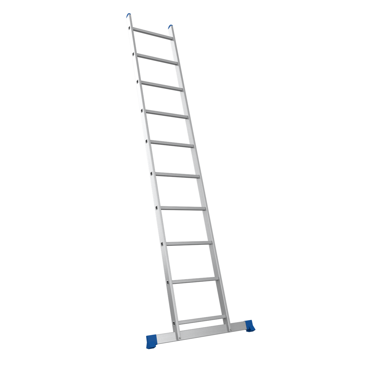 Драбина алюмінієва приставна односекційна Меткас 1х10 (2.79 м)