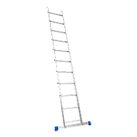 Драбина алюмінієва приставна односекційна Меткас 1х11 (3.07 м)
