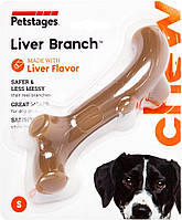 Игрушка для собак Petstages Liver Branch Ветка с ароматом печени, малая, 14.5 см