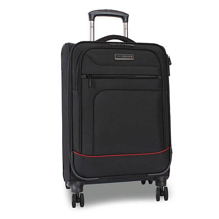 Валіза з розширювальним клапаном Swissbrand Alford (M), 61-67 л (Black), фото 1