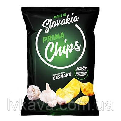 Чіпси з часником Slovakia Prima chips , 75 гр