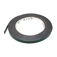 Скотч двухсторонний вспененный (зеленый, толщина 0,5 мм) полиуритановый (поролоновый) 8мм