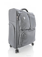 Дорожный большой чемодан тканевой 3004 Goby London The-Lite 8 серый