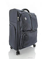 Дорожный большой чемодан тканевой 3004 Goby London The-Lite 8 черный