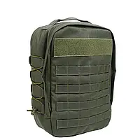 Штормовой рюкзак на плитоноску олива Cordura 1000d Тактический однодневный навесной рюкзак