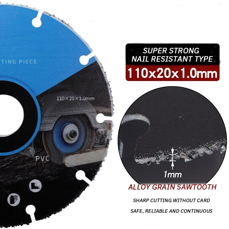 Купить Диск 110х20 мм для резки дерева ПВХ на болгарку, цена 175 ...