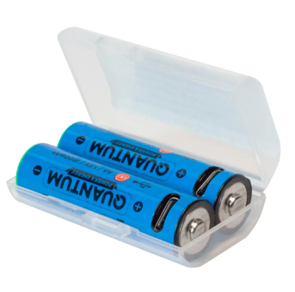 Акумулятор Quantum Li-ion USB AA 1.5V,1600mAh plastic case