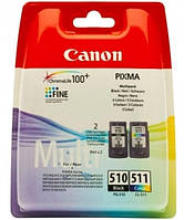 Картриджи Canon PG-510+CL-511 MultiPack Цветной+черный в наборе 2шт