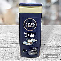 Гель для душу Nivea Men Protect&Care 3in1, 250 мл