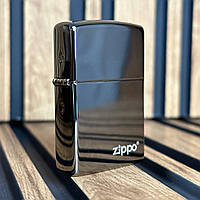 Зажигалка бензиновая Zippo 150ZL CLASSIC BLACK ICE в подарочной коробке
