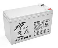 Аккумуляторная батарея AGM RITAR RT1290, Gray Case, 12V 9.0Ah ( 151 х 65 х 94 (100) )