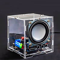Радіоконструктор блютуз-колонка, акриловий корпус DIY Kit зроби сам
