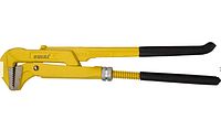 Трубный ключ с широкими губками 90° 1½" CrV SIGMA, трубный ключ с прорезиненной ручкой