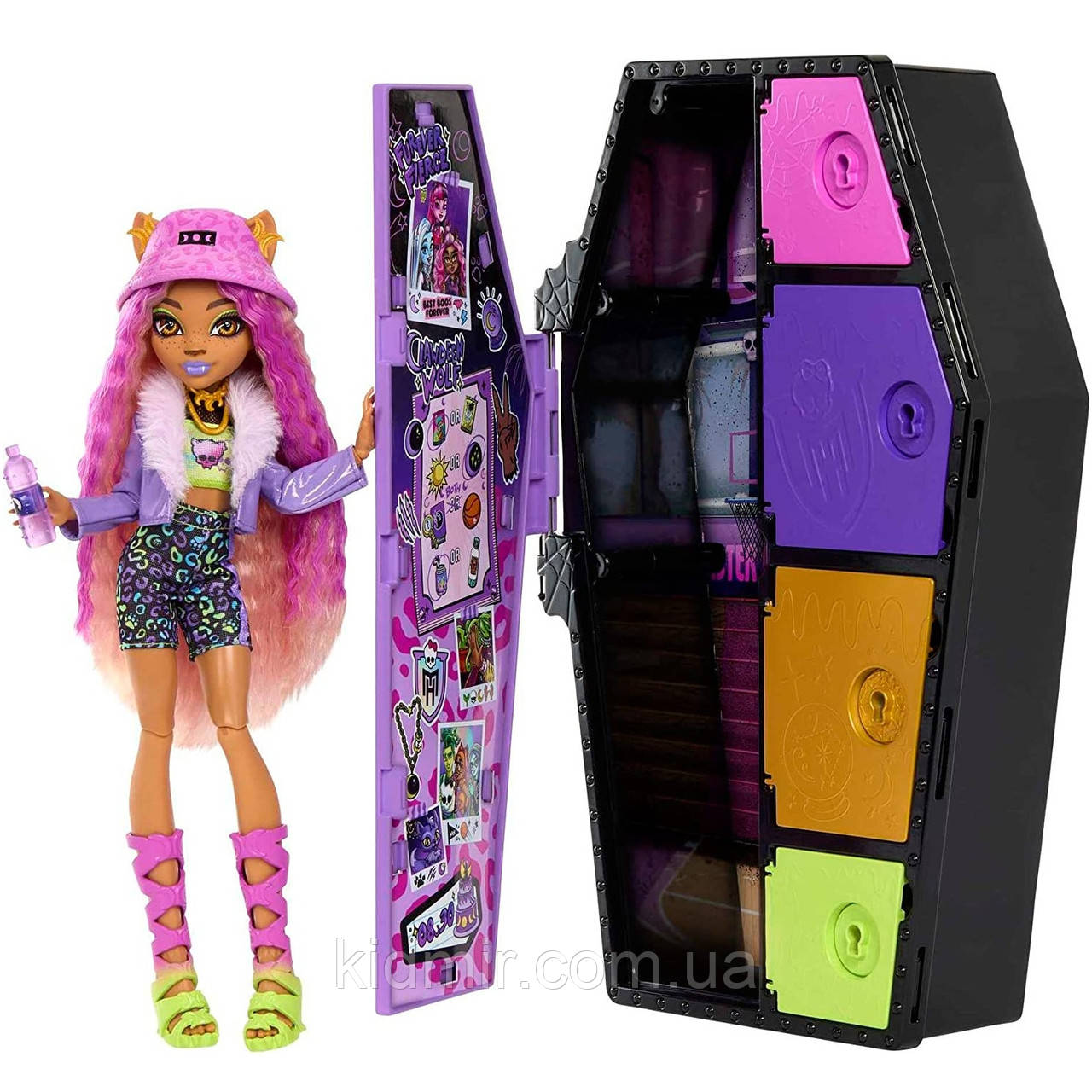 Лялька Монстр Хай Клодін Вульф Секрети в шафі Серія 1 Monster High Clawdeen Wolf HKY61