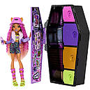 Монстр Хай Клодін Вульф Лялька Monster High Skulltimate Secrets Dress-Up Locker Clawdeen Wolf HKY61, фото 3