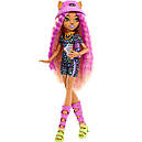 Монстр Хай Клодін Вульф Лялька Monster High Skulltimate Secrets Dress-Up Locker Clawdeen Wolf HKY61, фото 5