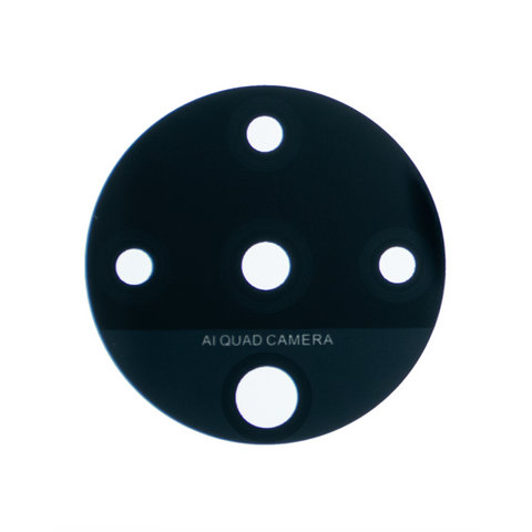 Скло камери для Tecno Spark 6 (KE7) чорне, фото 1