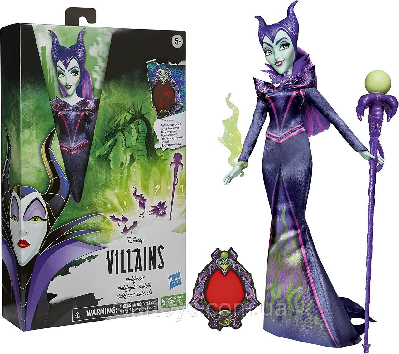 Лялька Малефісента Діснеєвські лиходії Дісней Disney Villains Maleficent Fashion Doll Hasbro F4561
