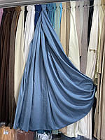 Штори мікровелюр, колір джинс Шторы микровелюр, портьерная ткань на отрез, Однотоннімікровелюр Diamond