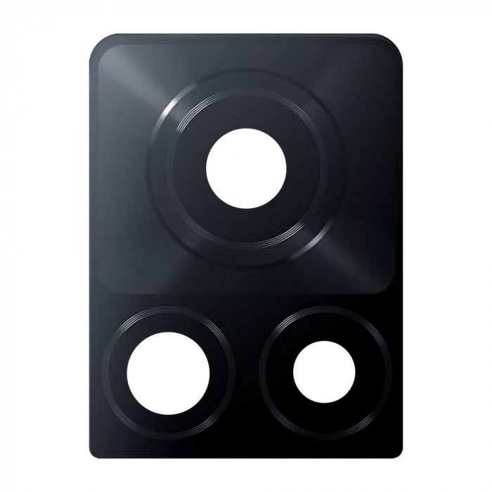 Скло камери для Vivo V21, Vivo V21 5G, Vivo V21e чорне, фото 1