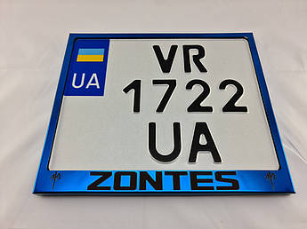 Рамка для монономера Zontes blue метал