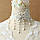 Вінтажний мереживний Чокер у стилі CottageCore "Eleanora" з перлинами — білий Aushal Jewellery, фото 4