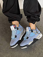 Чоловічі кросівки Nike Air Jordan Retro 4 University Blue кроссовки jordan 4 кросівки джордан 4 ретро
