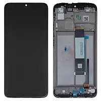 Дисплей Xiaomi Redmi 9T l M2010J19CG l M2010J19CI з тачскрином та рамкою, чорний, Original (PRC) | модуль