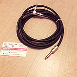 Гітарний кабель SoundKing d7 інструментальний гітари електрогітари 3 м чорний, фото 4