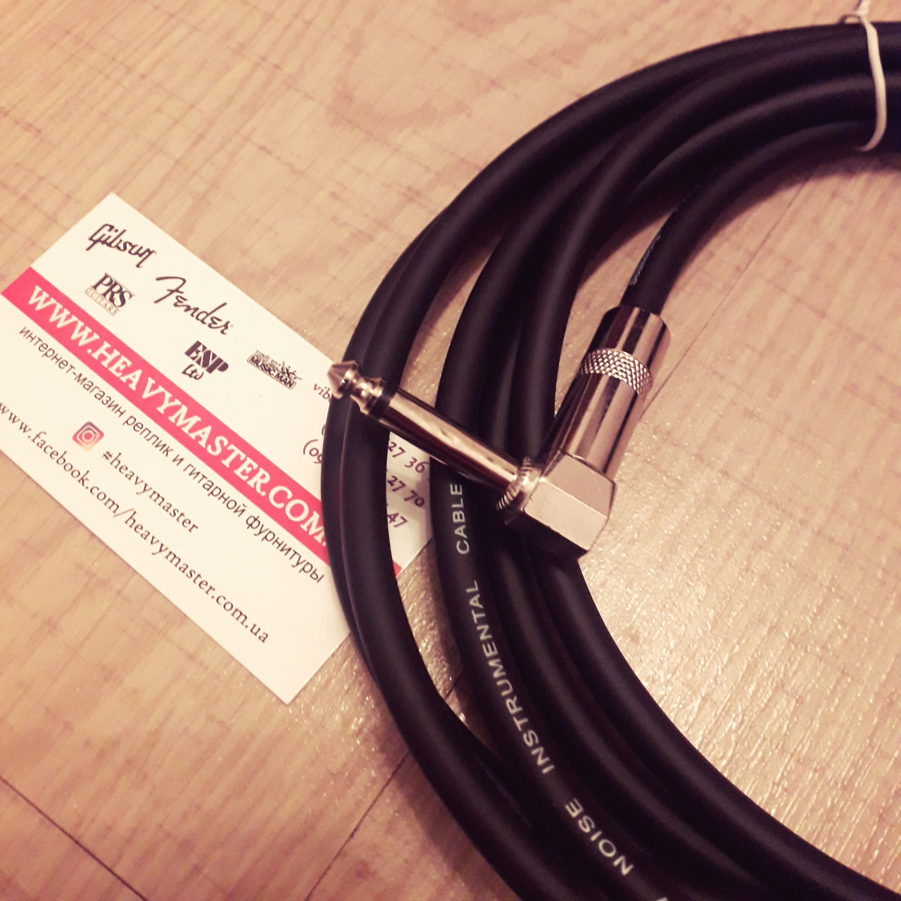 Гітарний кабель SoundKing d7 інструментальний гітари електрогітари 3 м чорний, фото 1