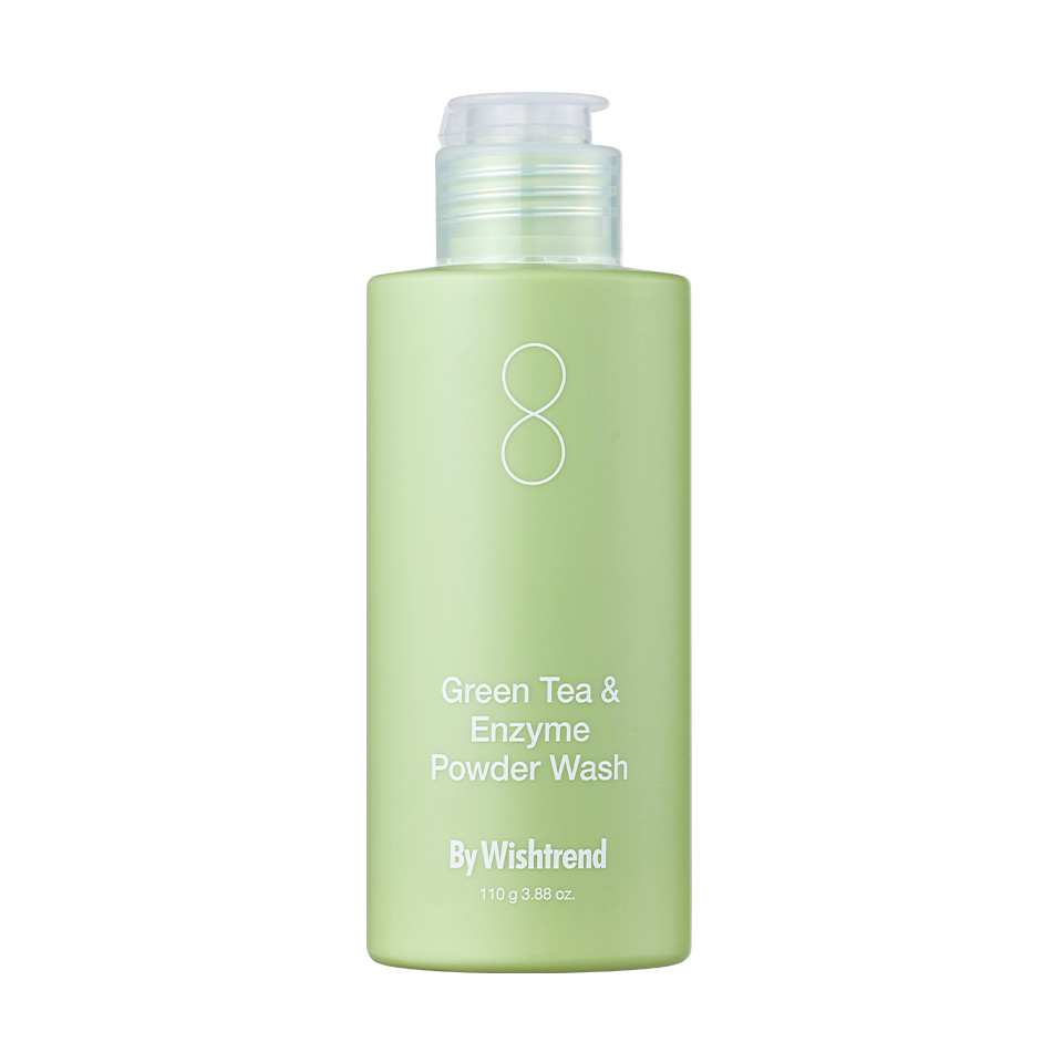 By Wishtrend Green Tea & Enzyme Powder Wash 110 гр - Ензимна пудра для вмивання із зеленим чаєм