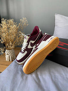 Nike air force 1 high top maroon online