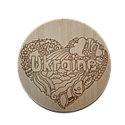 Підставка під чашки, склянки, келихи "Україна". Патріотичні дерев'яні підставки., фото 3
