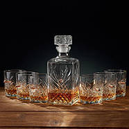 Набір для віскі з кулею Gun&Fun "Кристал" (графін + 6 стаканів), фото 2