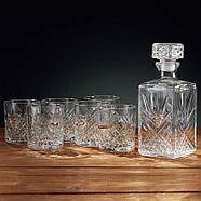 Набір для віскі з кулею Gun&Fun "Кристал" (графін + 6 стаканів), фото 3