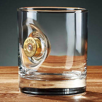 Склянка для віскі з донцем гільзи 12к