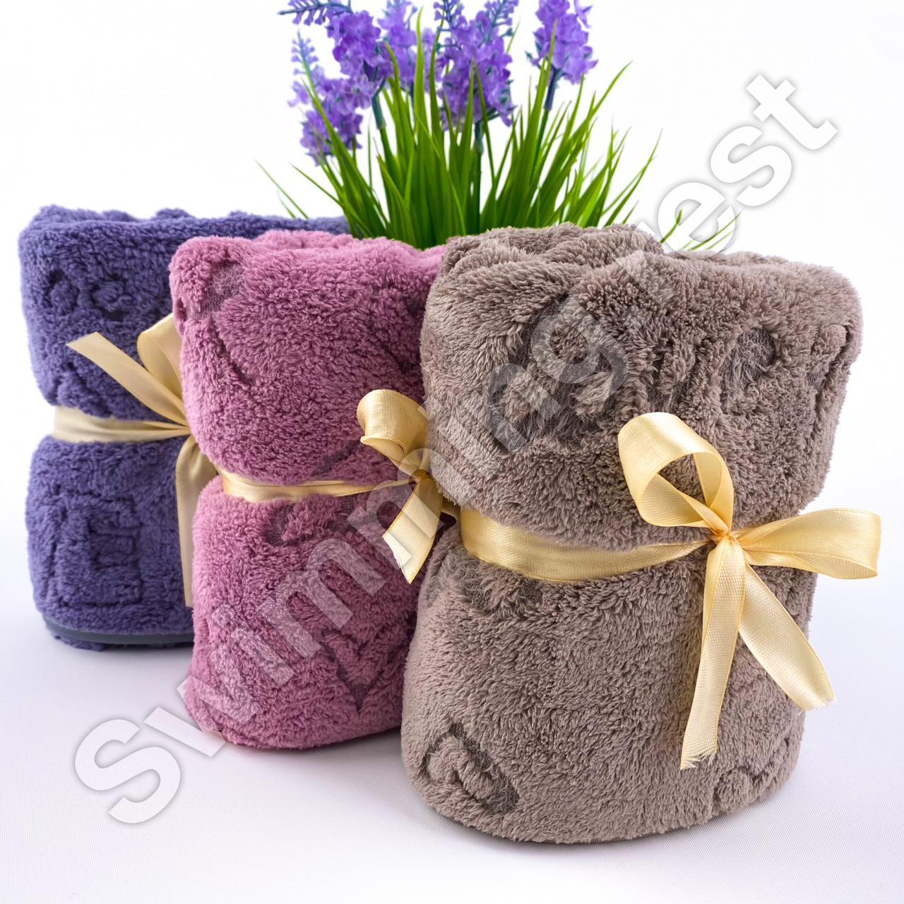 Полотенце банне мікрофібра 140х70 см LOVE, фото 1