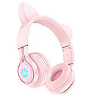 Наушники Bluetooth W39 Cat Ear УШКИ, фото 7