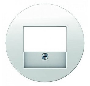 Накладка для розеток для гучномовців, USB-розеток, R. 1 Berker Полярна білизна, фото 1