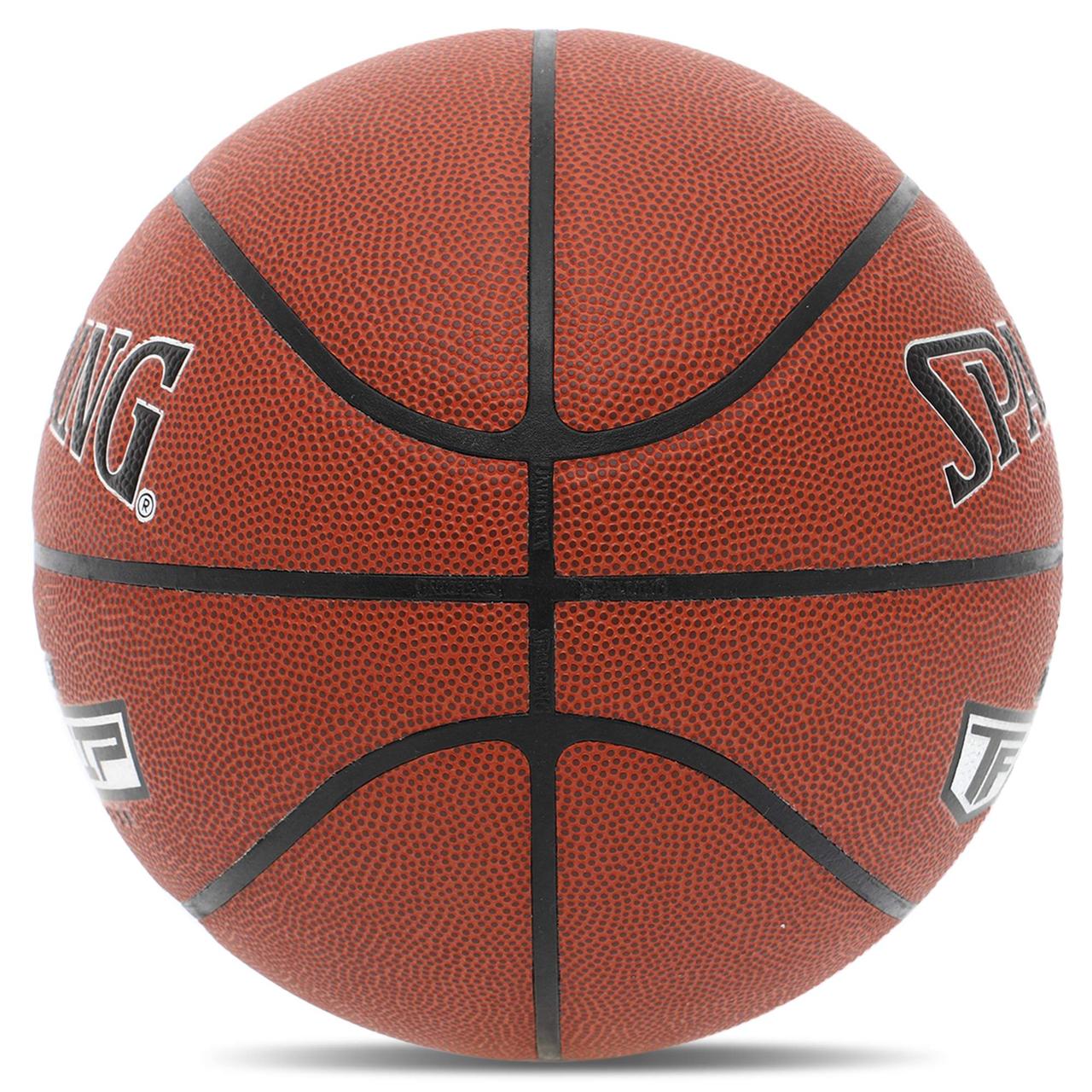 Мяч баскетбольный PU SPALDING TF MAX GRIP 76873Y №7 коричневый - фото 3 - id-p1899291742