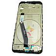 Дисплей Xiaomi RedMi 9 M2004J19AG | M2004J19G | M2004J19C з тачскрином та рамкою, чорний | модуль, фото 3
